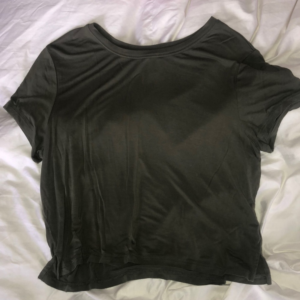 dark green t-shirt from american eagle